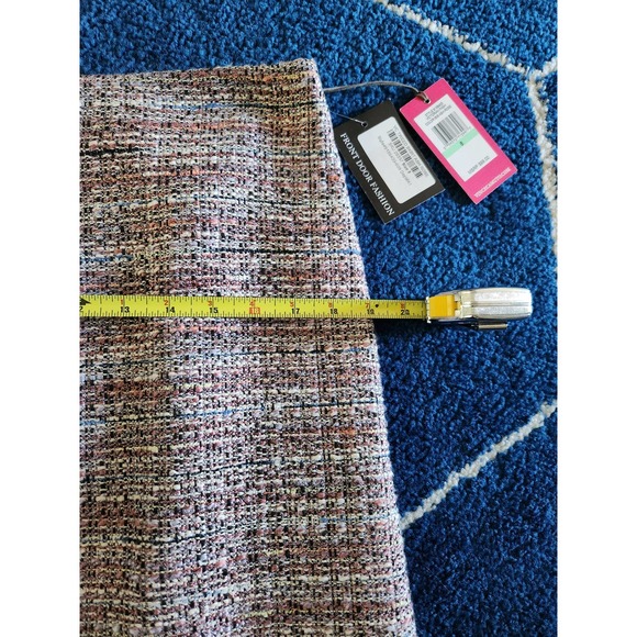 Nwt Vince Camuto Tweed Skirt Size 8 - Picture 6 of 7